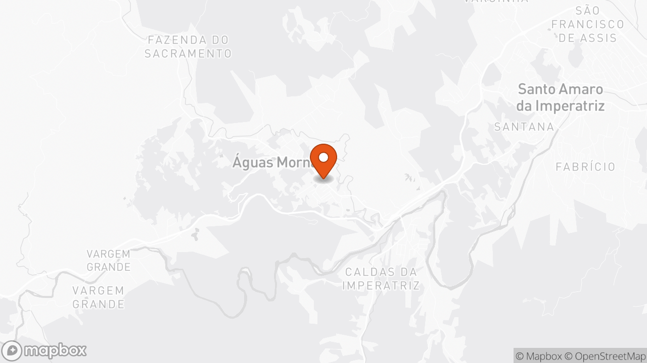 Mapa de Águas Mornas · SC