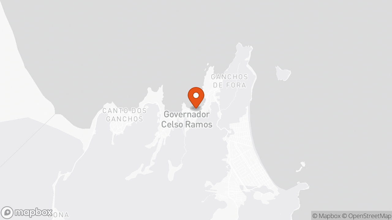 Mapa de Governador Celso Ramos · SC