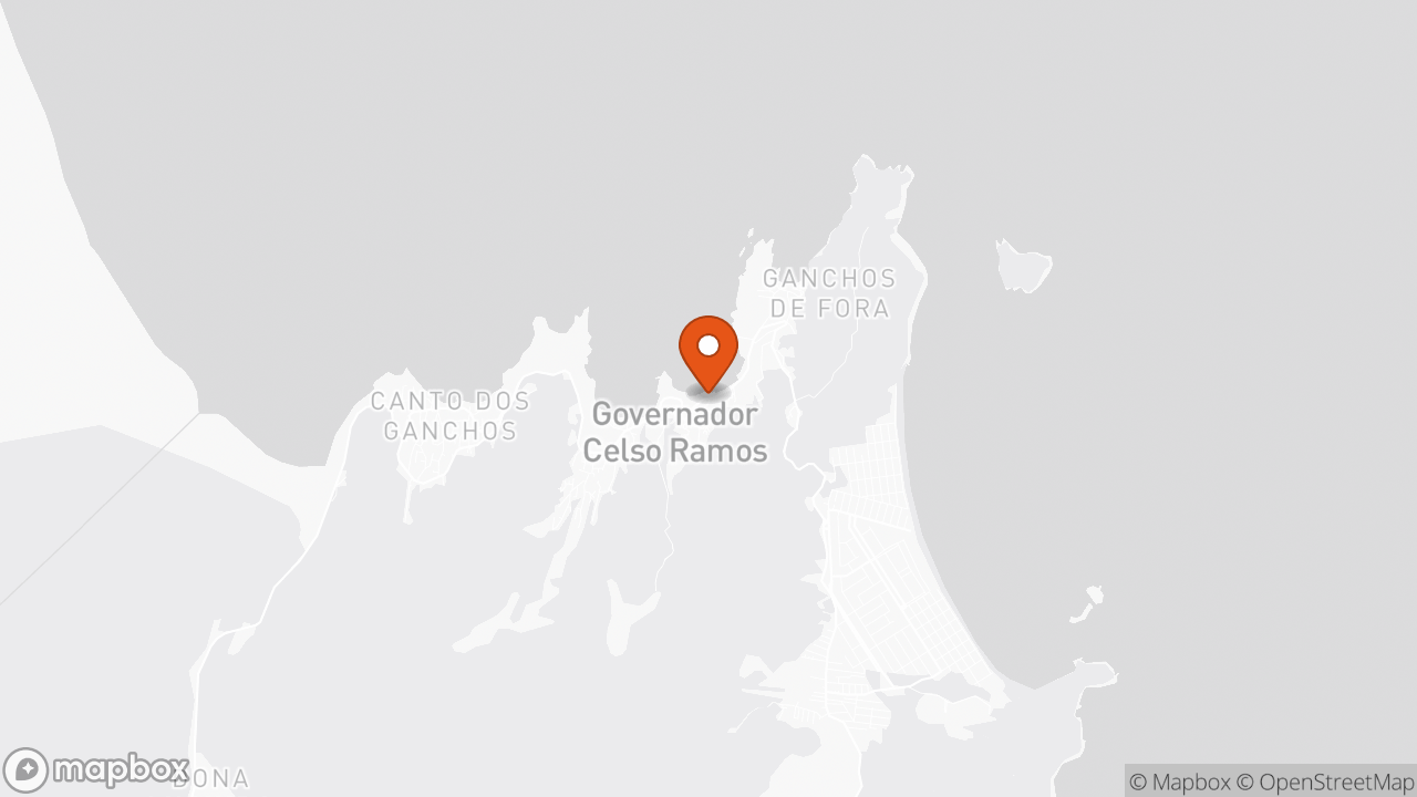 Mapa de Governador Celso Ramos · SC