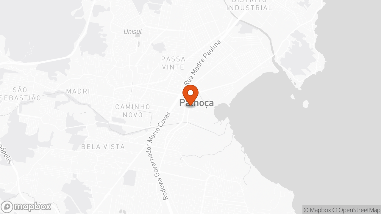Mapa de Palhoça · SC