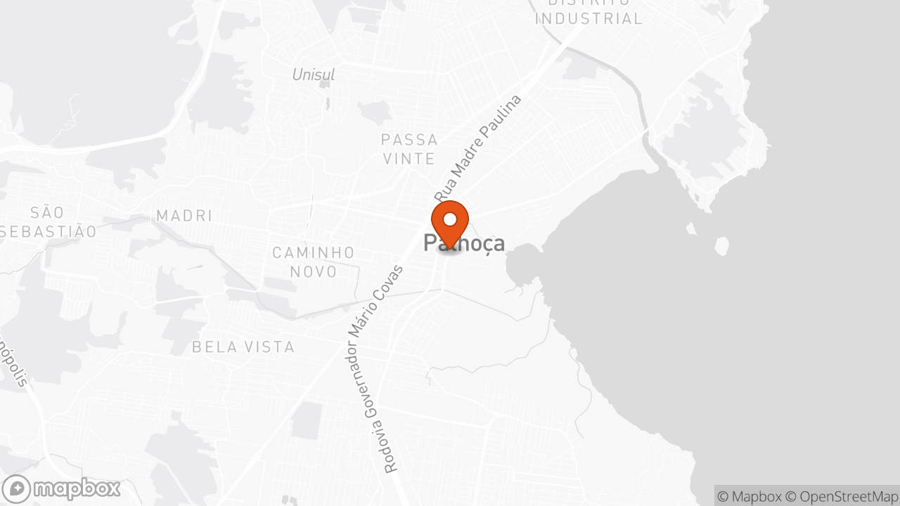 Mapa de Palhoça · SC