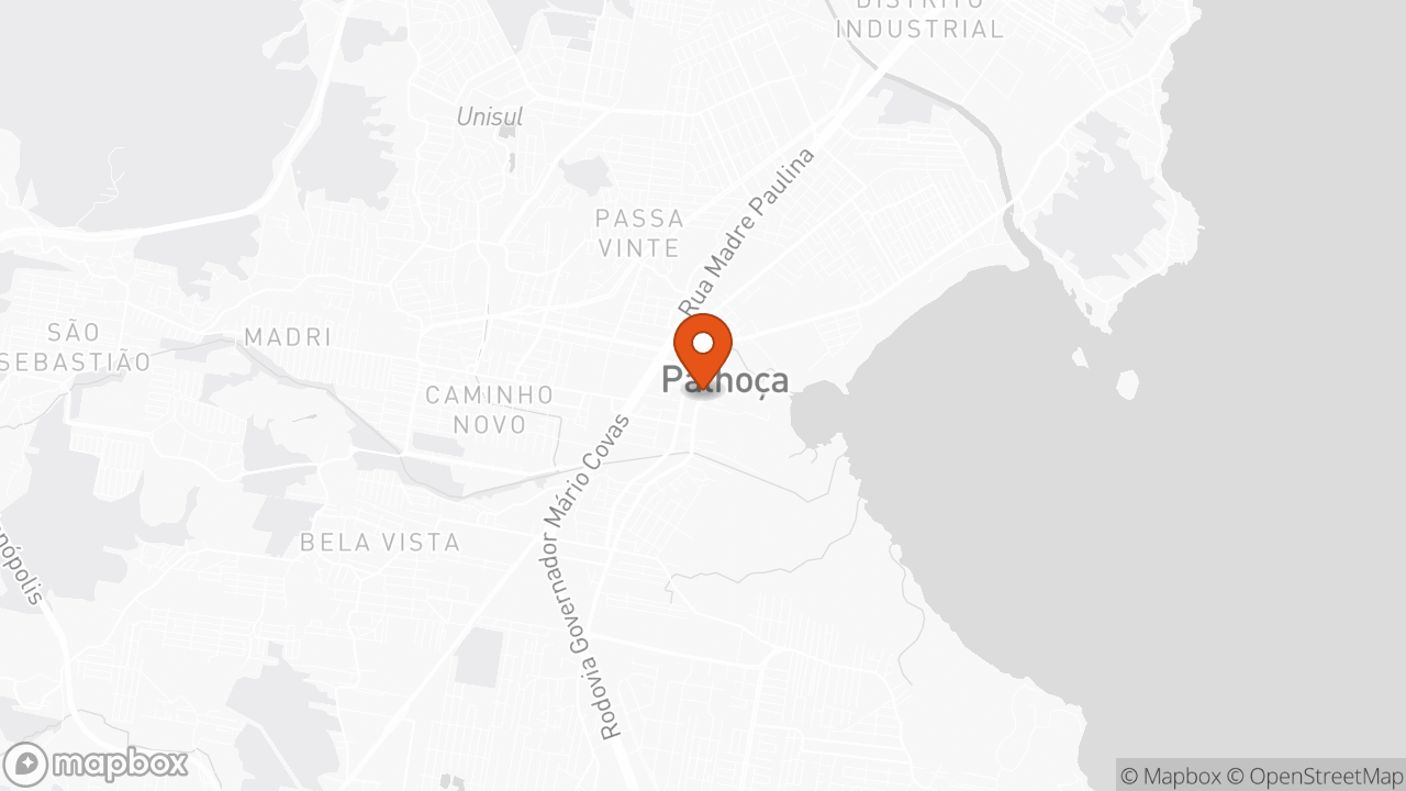 Mapa de Palhoça · SC
