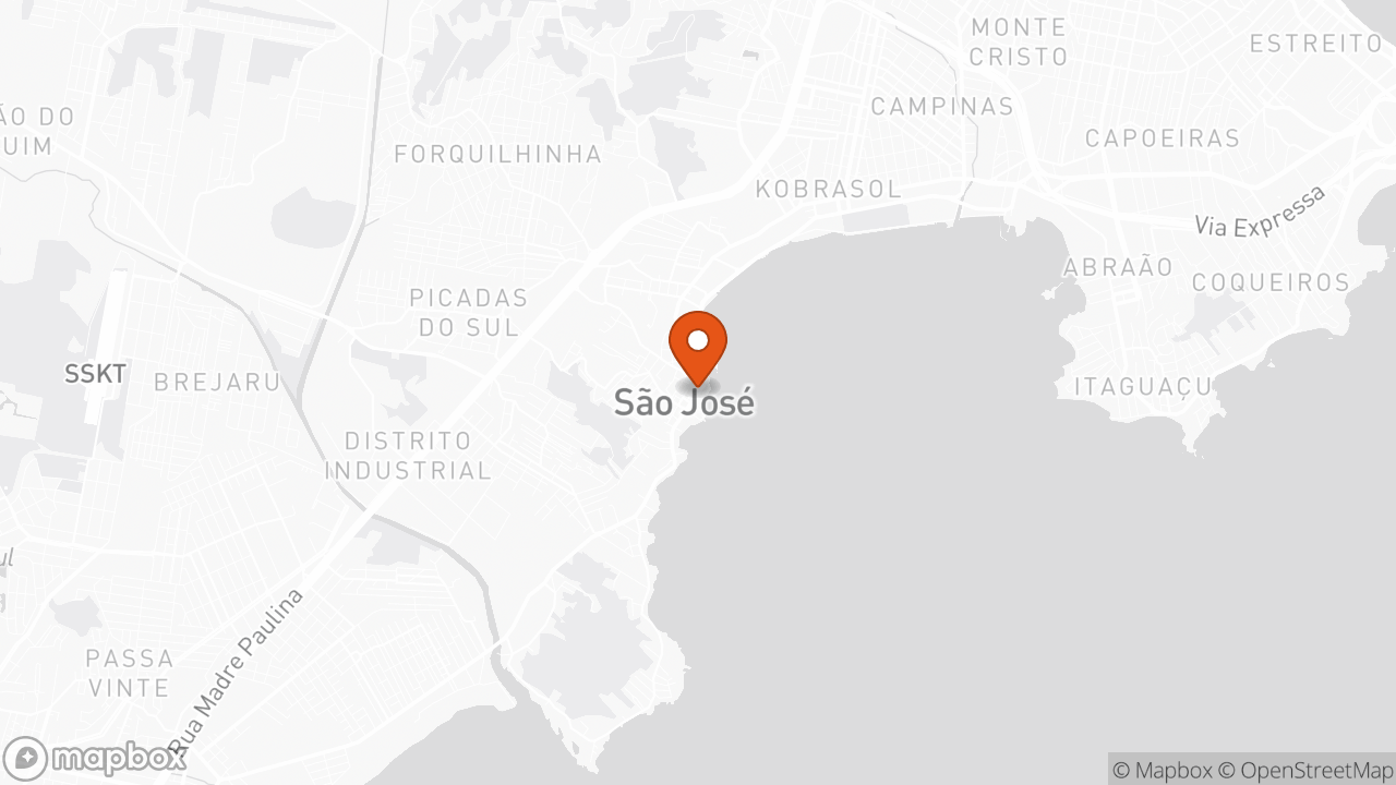 Mapa de São José · SC