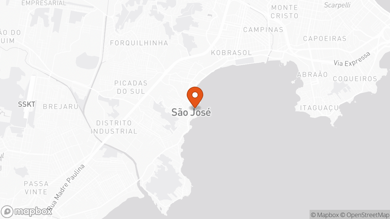 Mapa de São José · SC