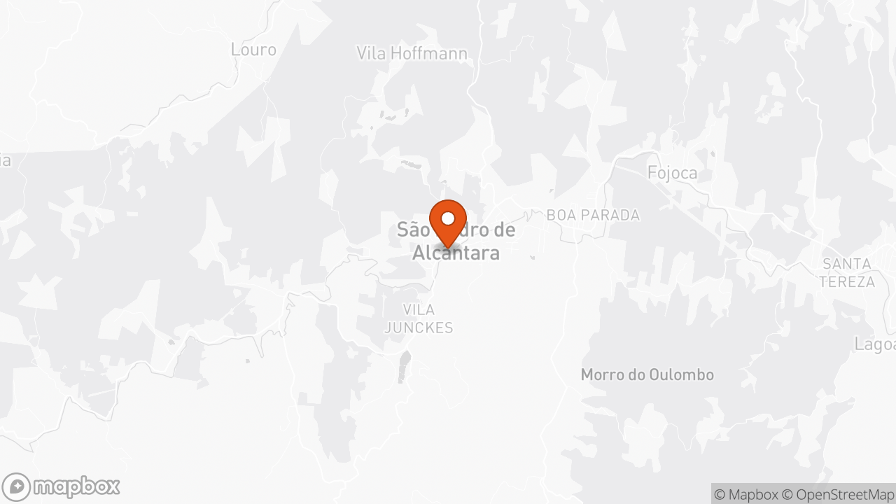 Mapa de São Pedro de Alcântara · SC