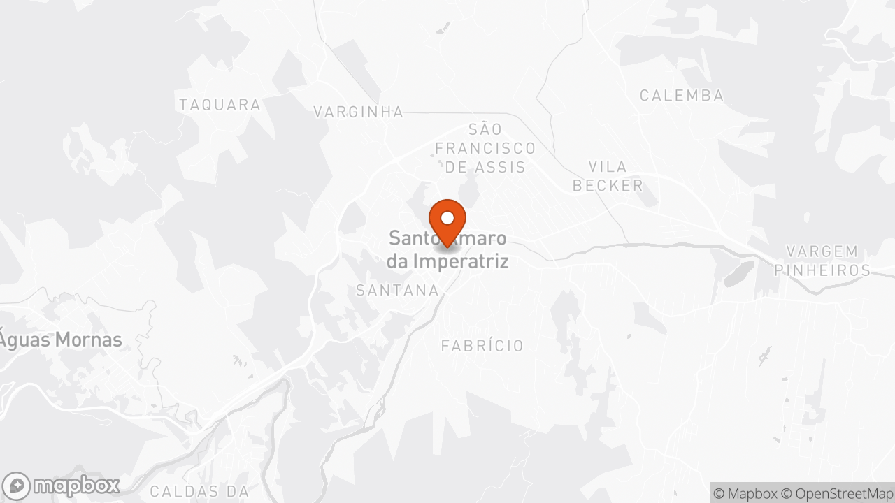 Mapa de Santo Amaro da Imperatriz · SC