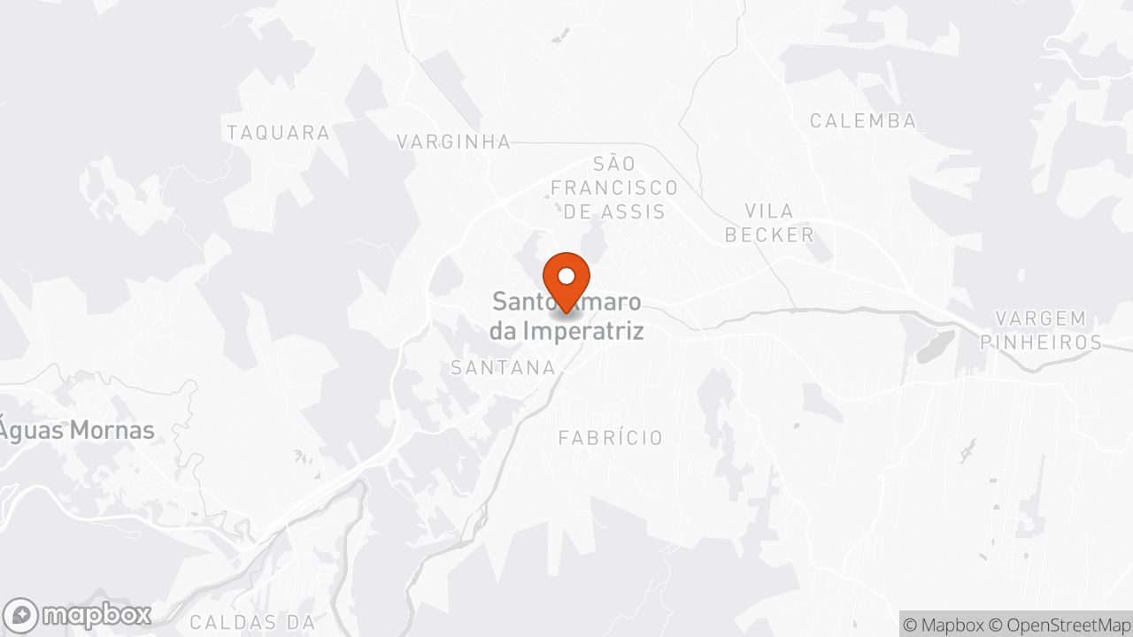 Mapa de Santo Amaro da Imperatriz · SC